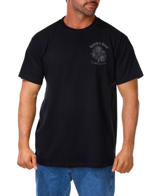 Thumbnail 1: Inspired Culture Men's Faith & Fear Graphic Heavy Tee 