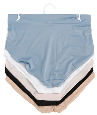 Thumbnail 2: Gloria Vanderbuilt Women's Plus 5 Pk Brief Panties  