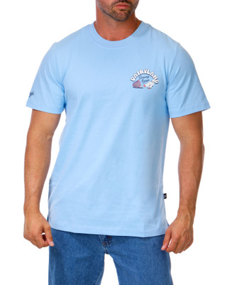 Thumbnail 2: Waggle Men's Active Galactic Greens Heavy Relaxed Tee 