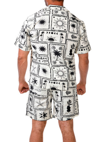 Thumbnail 3: MALIBU Men's 2 Pc Desert Shorts Set 