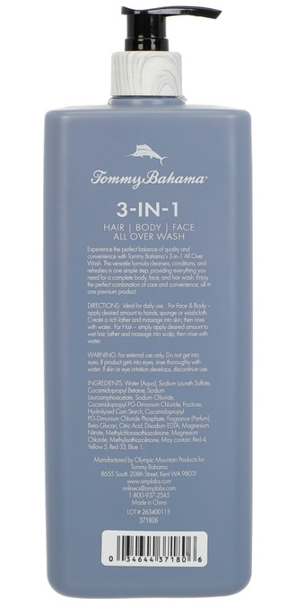 Thumbnail 4: Tommy Bahama 33 oz Sea Salt 3-In-1 Wash 