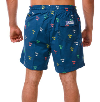 Thumbnail 2: Trunks Men's Embroidered Print Swim Shorts  
