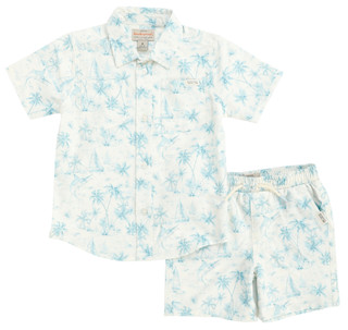 Thumbnail 1: Weatherproof Little Boys 2 Pc Tech Shorts Set 