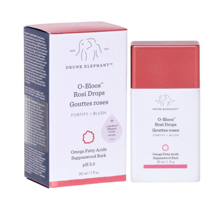 Thumbnail 1: DRUNK ELEPHANT 1 oz O-Bloos Rosi Glow Drops Serum Blush with Vitamin F 