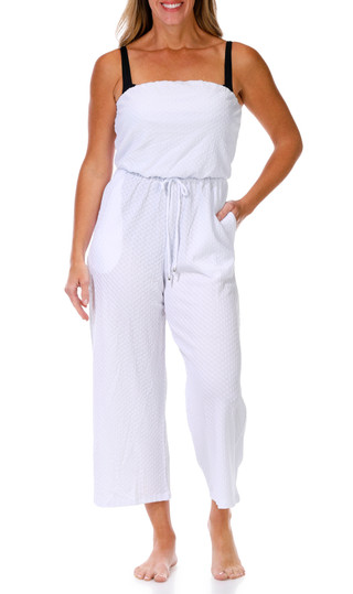Thumbnail 1: J VALDI Women's Sleeveless Tube Jumpsuit Coverup 