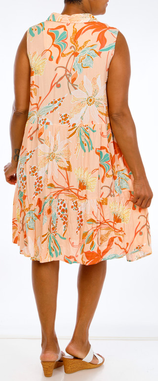 Thumbnail 3: Kaktus Plus Sleeveless Button Front Dress 