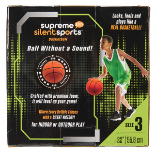 Thumbnail 2: Supreme Silent Sports 22 in Size 3 Durable Foam Basketball  