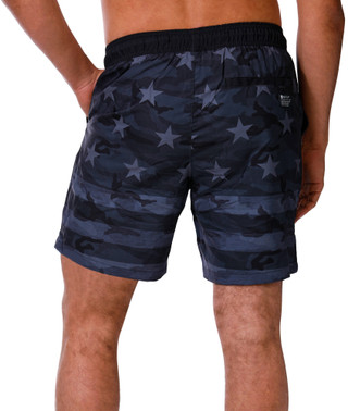 Thumbnail 2: Matix Men's Camo Print Swim Shorts  