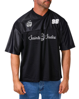 Thumbnail 1: SAINTS STUDIO Men's Saints Mesh Football Jersey 