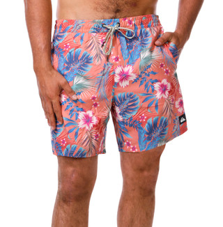 Thumbnail 1: Quiksilver Men's Palm Leaf Swim Shorts  