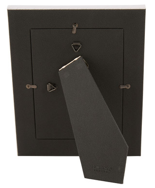 Thumbnail 2: Lawrence Frames 5x7 Diagonal Vegan Leather Picture Frame 
