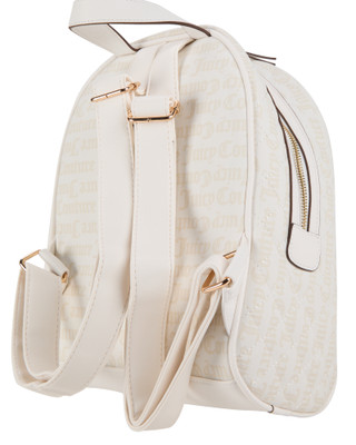 Thumbnail 2: Juicy Couture Dual Zipper Tonal Print Quilted Backpack with Card Purse 