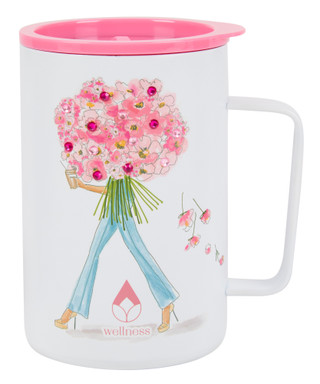 Thumbnail 1: Wellness 17 oz Stainless Steel Tumbler  