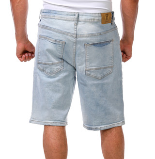 Thumbnail 2: Company 81 Men's Distressed Denim Shorts  