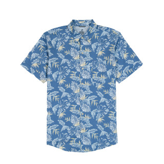 Thumbnail 2: IZOD Men's Big & Tall Dockside Short Sleeve Chambray 