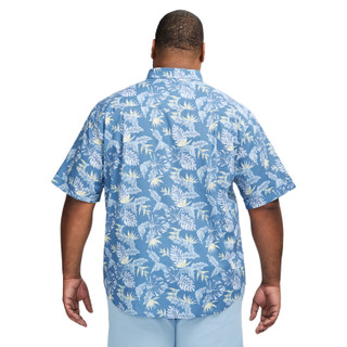 Thumbnail 3: IZOD Men's Big & Tall Dockside Short Sleeve Chambray 
