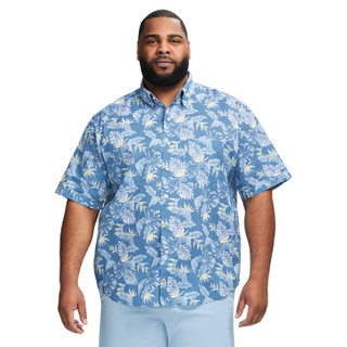 Thumbnail 1: IZOD Men's Big & Tall Dockside Short Sleeve Chambray 