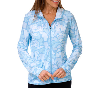 Thumbnail 1: Salt Life Women's Long Sleeve Performance Hoodie Top 