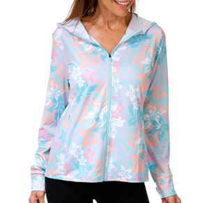 Thumbnail 1: Salt Life Women's Long Sleeve Performance Hoodie Top 