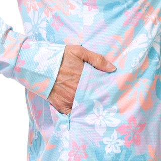 Thumbnail 3: Salt Life Women's Long Sleeve Performance Hoodie Top 