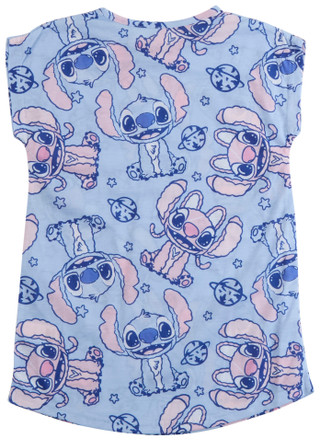 Thumbnail 2: Disney Big Girls Short Sleeve Stitch Gown 