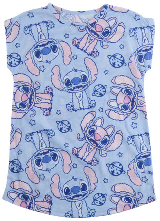 Thumbnail 1: Disney Big Girls Short Sleeve Stitch Gown 