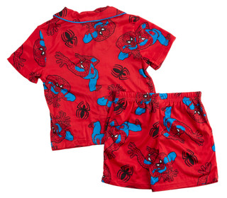 Thumbnail 2: Marvel Toddler Boys 2 Pc Spider-Man Pajama Shorts Set 