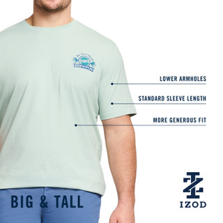 Thumbnail 5: IZOD Men's Big & Tall Trekking Graphic Tee 