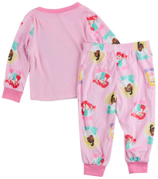 Thumbnail 2: Disney Toddler Girls 2 Pc Princess Pajama Pants Set 