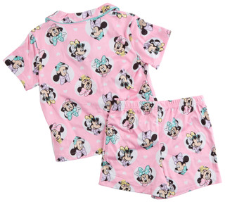 Thumbnail 2: Disney Toddler Girls 2 Pc Minnie Mouse Pajama Shorts Set 