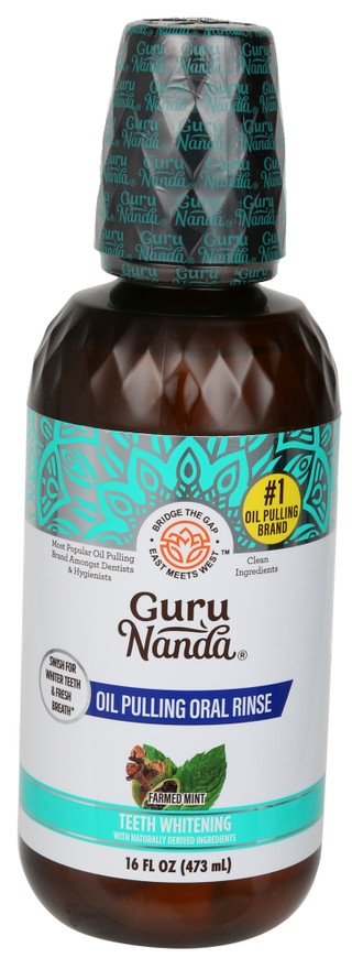 Thumbnail 1: GURUNANDA 16 oz Oil Pulling Oral Rinse  