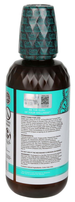 Thumbnail 4: GURUNANDA 16 oz Oil Pulling Oral Rinse  