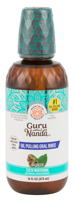 Thumbnail 2: GURUNANDA 16 oz Oil Pulling Oral Rinse  