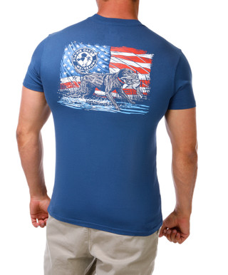 Thumbnail 1: Prairie Oaks Waterfowl Men's American Lab Pocket T-Shirt 