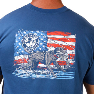 Thumbnail 3: Prairie Oaks Waterfowl Men's American Lab Pocket T-Shirt 