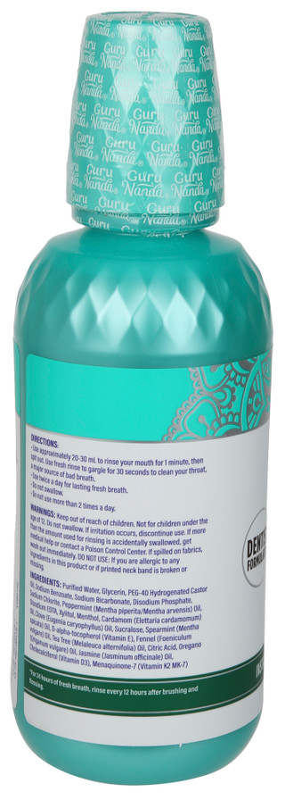Thumbnail 3: GURUNANDA 16 oz Wild Mint Oral Rinse  