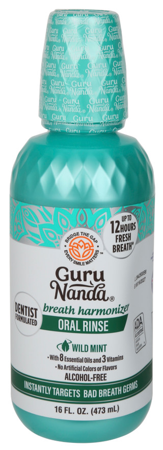 Thumbnail 1: GURUNANDA 16 oz Wild Mint Oral Rinse  