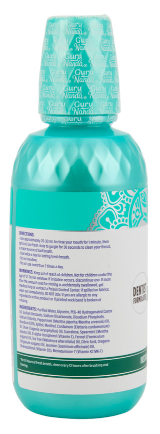 Thumbnail 4: GURUNANDA 16 oz Wild Mint Oral Rinse  