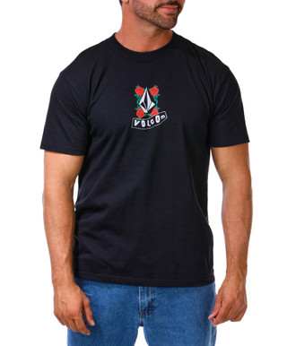 Thumbnail 2: VOLCOM Men's Rose Logo T-Shirt 