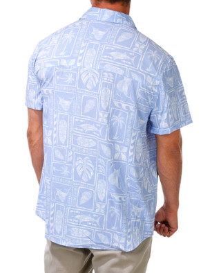 Thumbnail 2: Silver Bait Men's Short Sleeve Stretch Button Front Shirt 