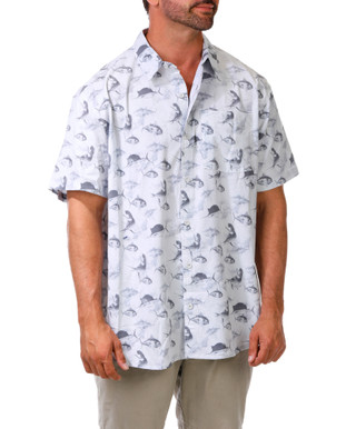 Thumbnail 1: Silver Bait Men's Short Sleeve Button Down Shirt 