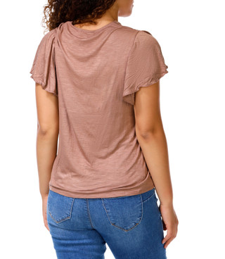 Thumbnail 2: Chenault Women's Crochet V-Neck Top 