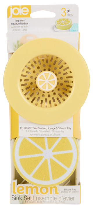 Thumbnail 1: Joie 3 Pk Lemon Sink Set  