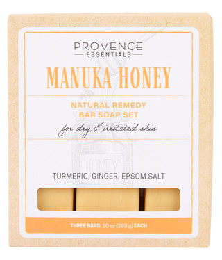 Thumbnail 1: Provence Essentials 3 Pk Mauka Honey Bar Soap  