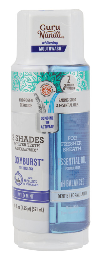 Thumbnail 2: GURUNANDA 20 oz Wild Mint Oxiburst Mouthwash  