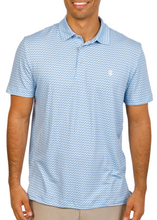 Thumbnail 1: Izod Golf Men's Short Sleeve Printed Golf Polo 