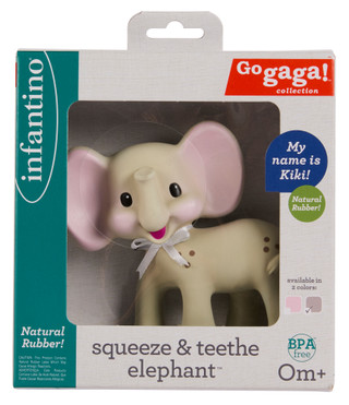 Thumbnail 1: Infantino Baby Squeeze & Teethe Elephant 