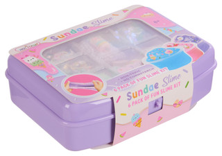 Thumbnail 3: HOT FOCUS 6 Pk Fun Slime Kit 