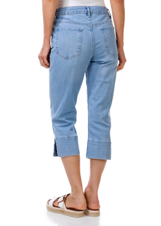 Thumbnail 2: D. Jeans Women's Pedal Pusher Denim Capris 