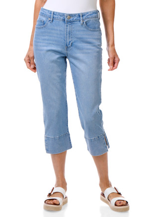 Thumbnail 1: D. Jeans Women's Pedal Pusher Denim Capris 